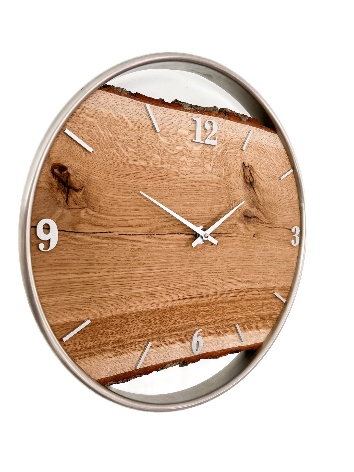 Wanduhr aus Holz/Eiche NO 500 45cm