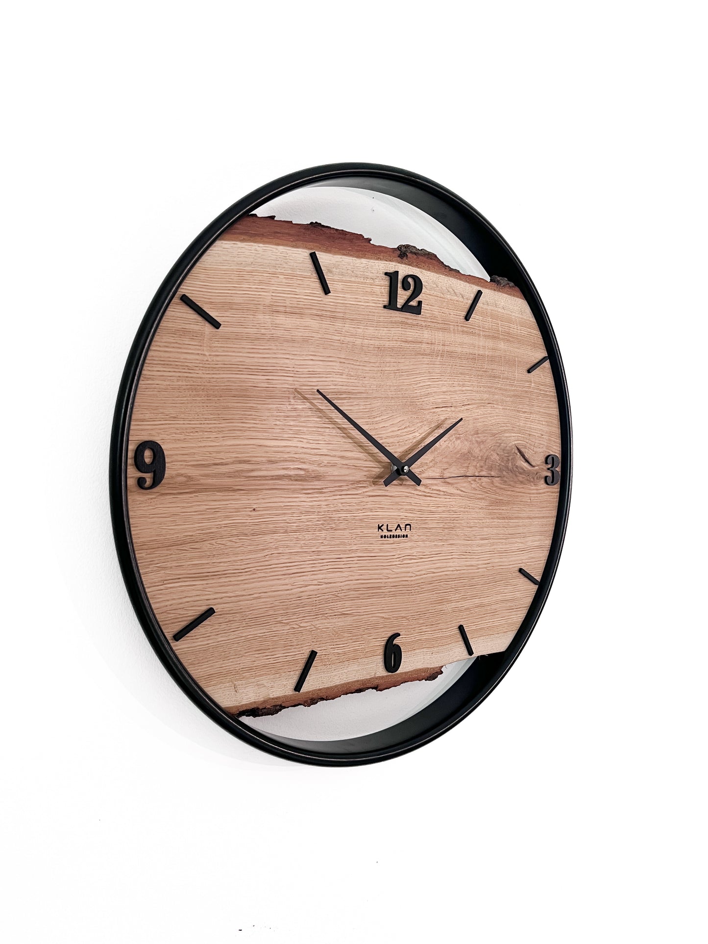 Wanduhr aus Holz/Eiche No 550 50cm