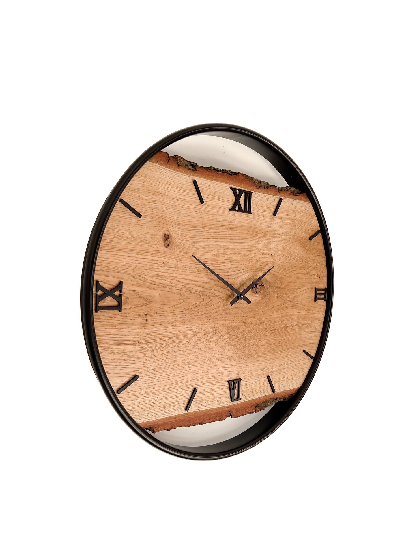 Wanduhr aus Holz/Eiche No 498 50cm