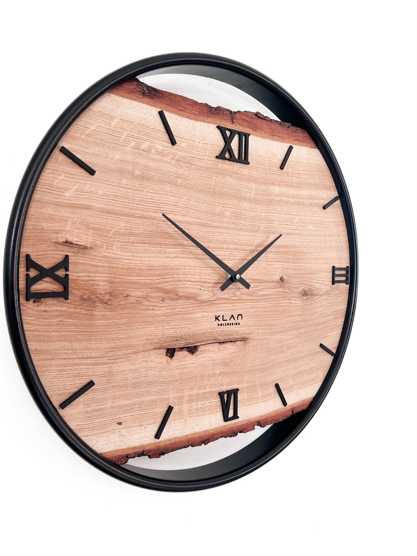 Wanduhr aus Holz/Eiche NO 548 45cm
