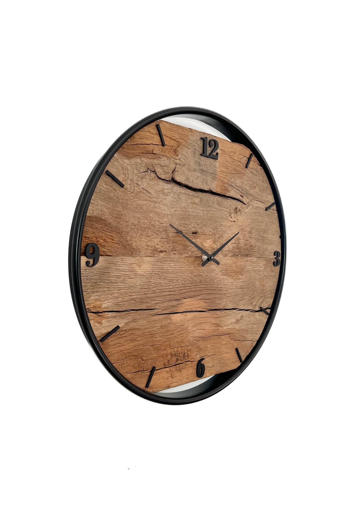 Wanduhr aus Altholz No 520 50cm