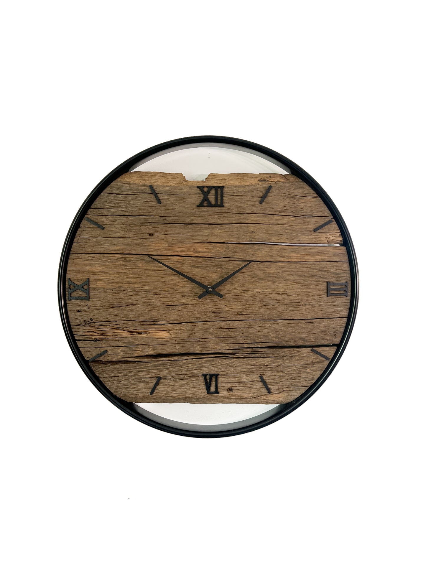Wanduhr aus Altholz No 528 50cm
