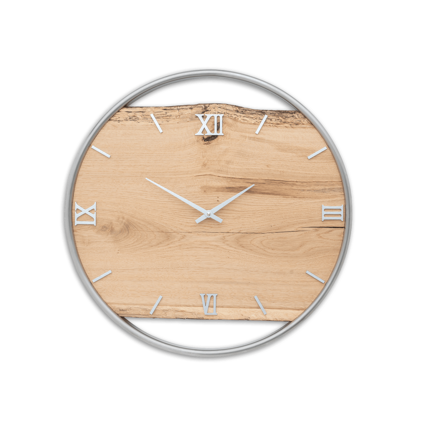 Wanduhr aus Holz/Eiche NO 170 45cm Klan-Holzdesign