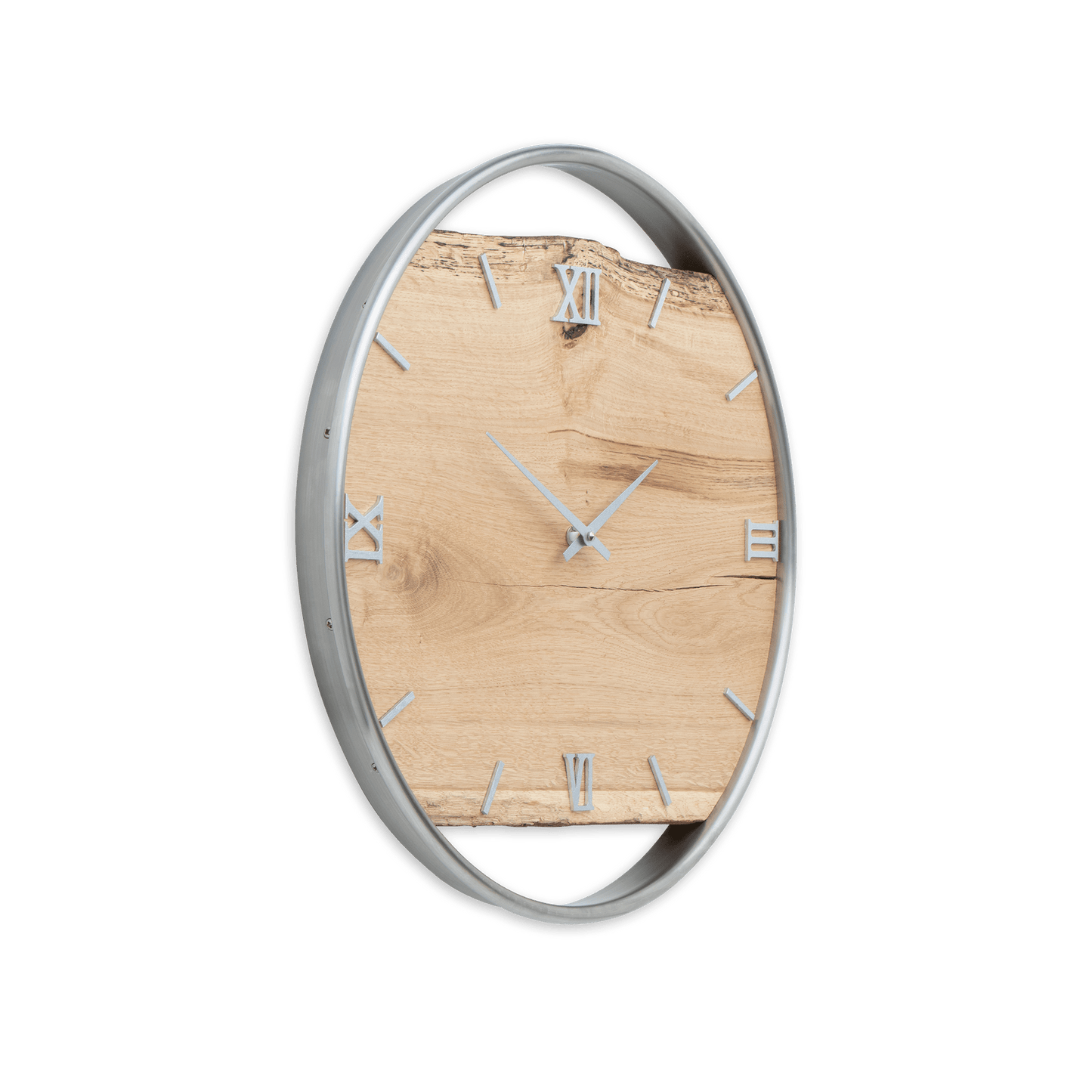 Wanduhr aus Holz/Eiche NO 170 45cm Klan-Holzdesign