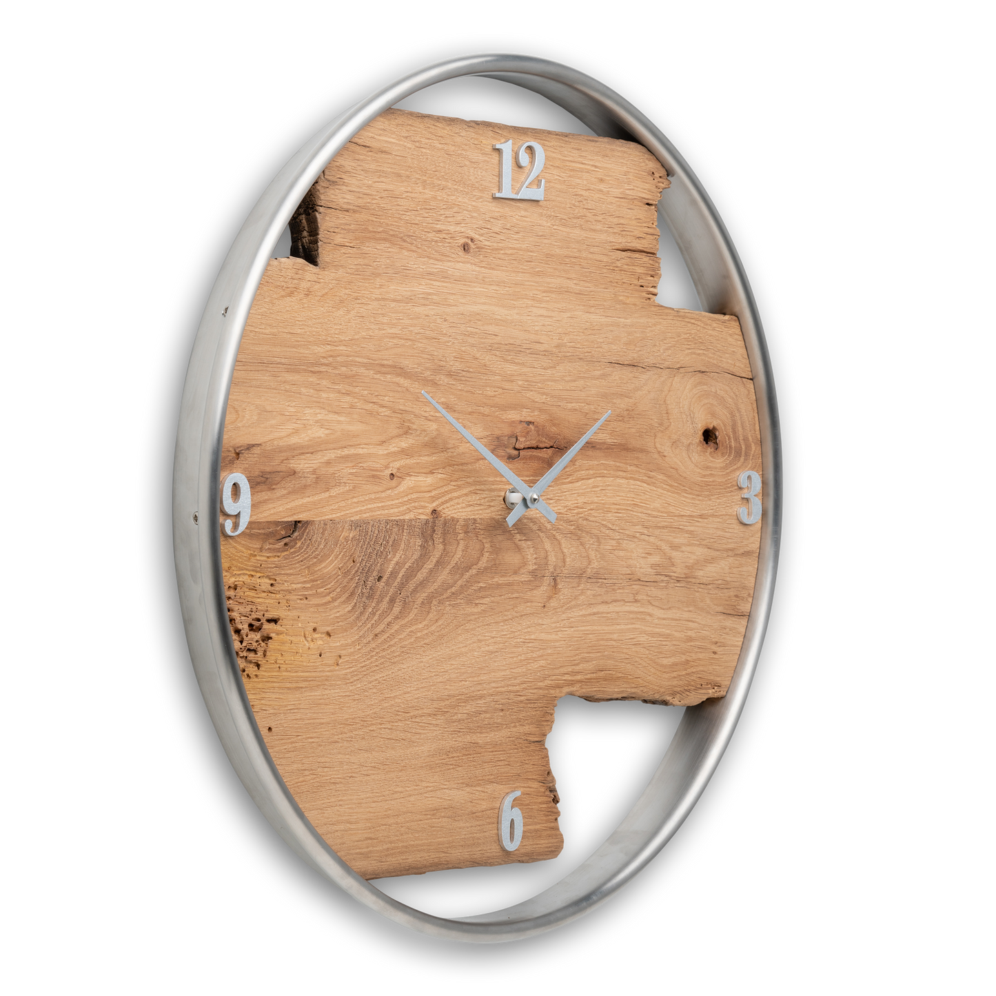 Wanduhr aus Altholz No 392 50cm