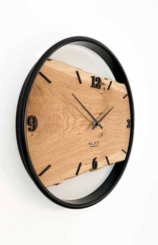 Wanduhr aus Holz/Eiche NO 537  40cm