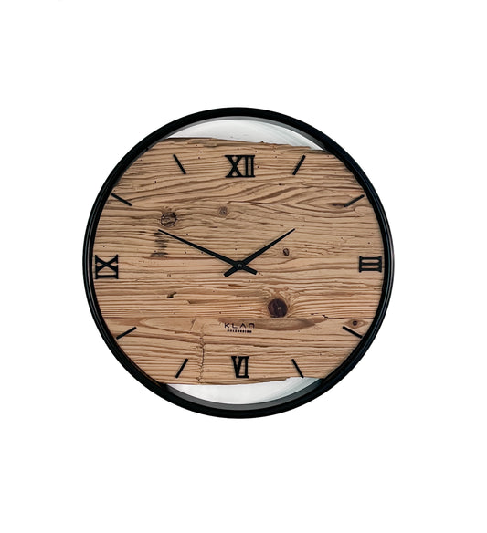 Wanduhr aus Altholz NO 543 40cm