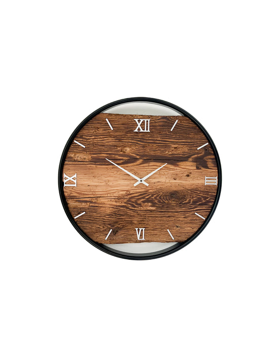 Wanduhr aus Altholz NO 477 45cm
