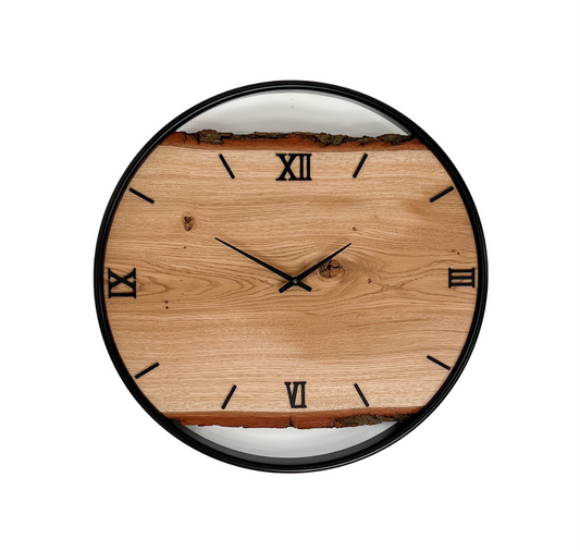 Wanduhr aus Holz/Eiche No 498     50cm