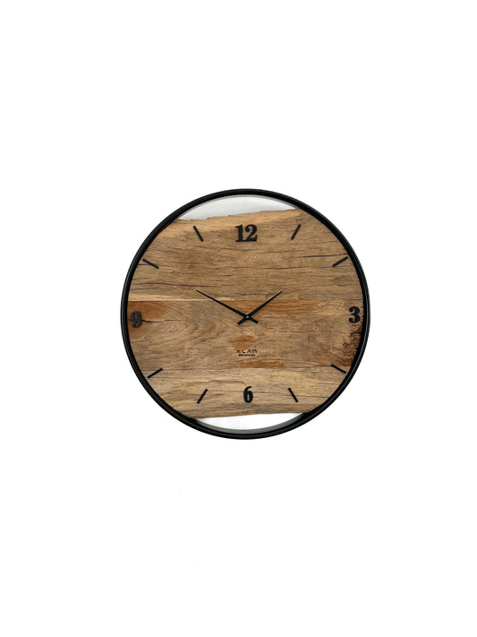 Wall clock made of wood/oak No 352 50cm 