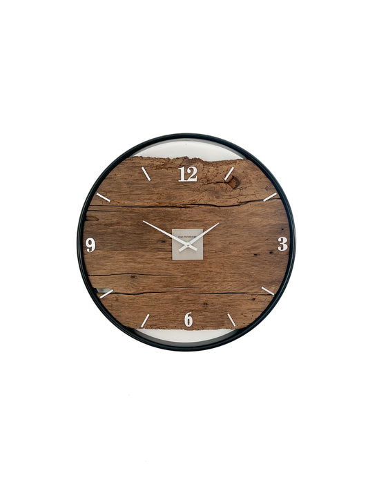 Wall clock made of wood/oak No 352 50cm 