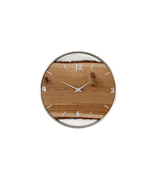 Wanduhr aus Holz/Eiche NO 500    45cm
