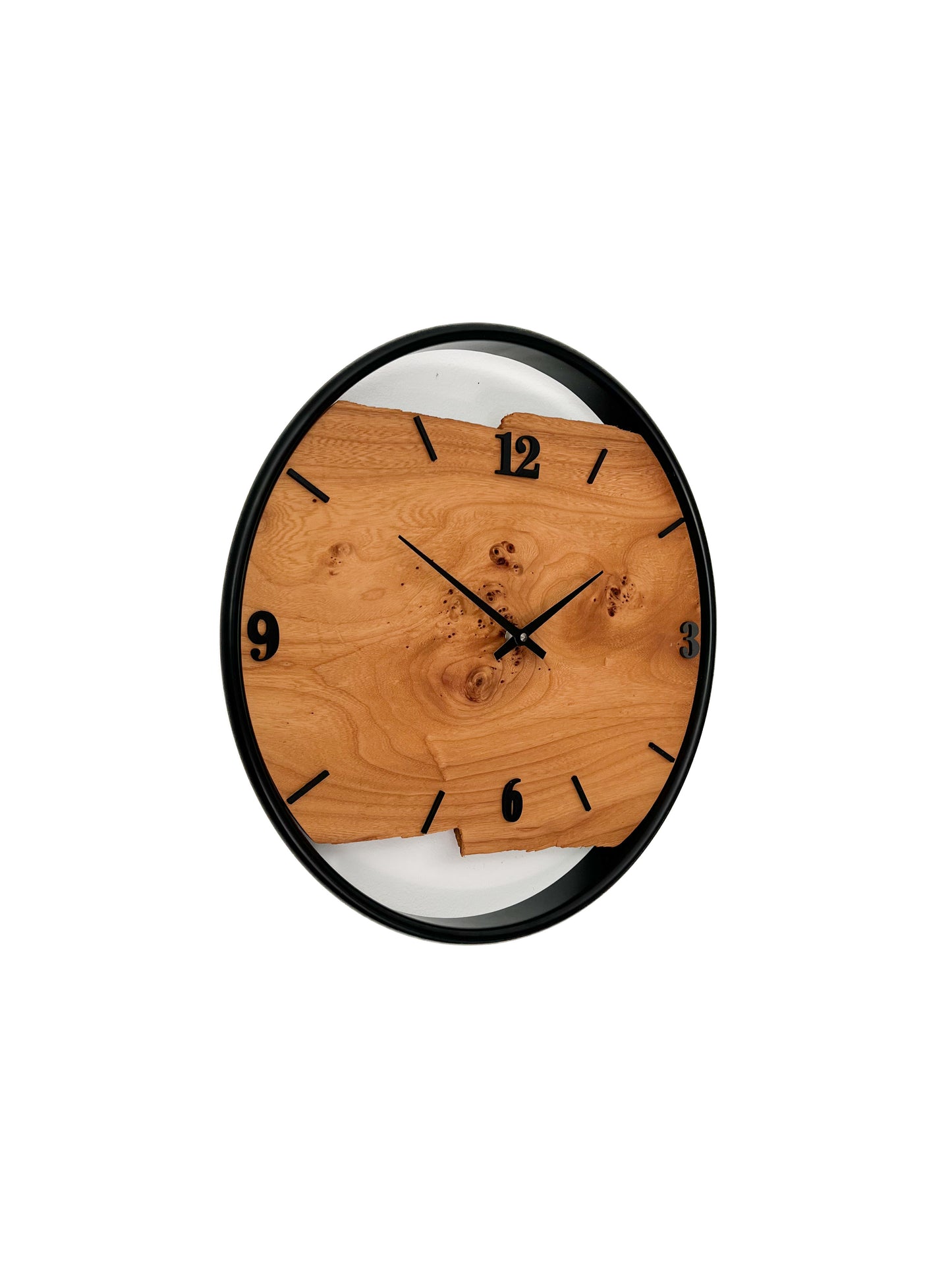 Wanduhr aus Holz/Ulme NO 475 40cm
