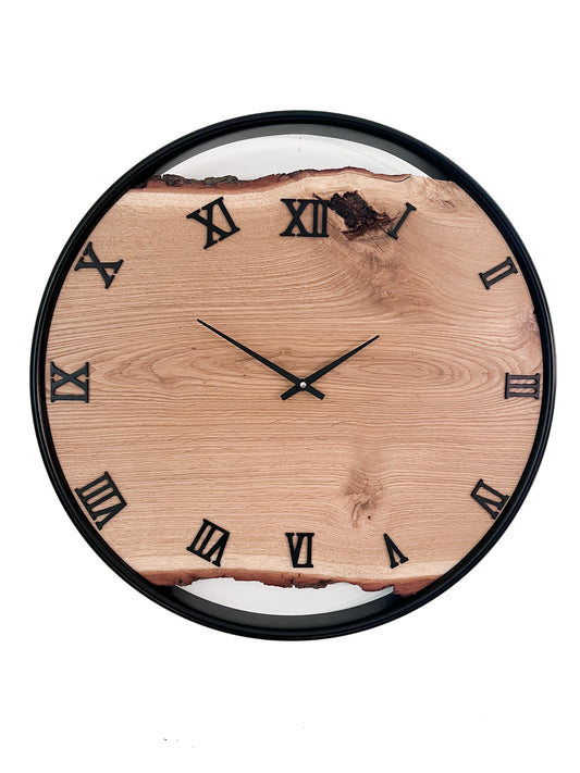 Wanduhr aus Holz/Eiche No 432     50cm