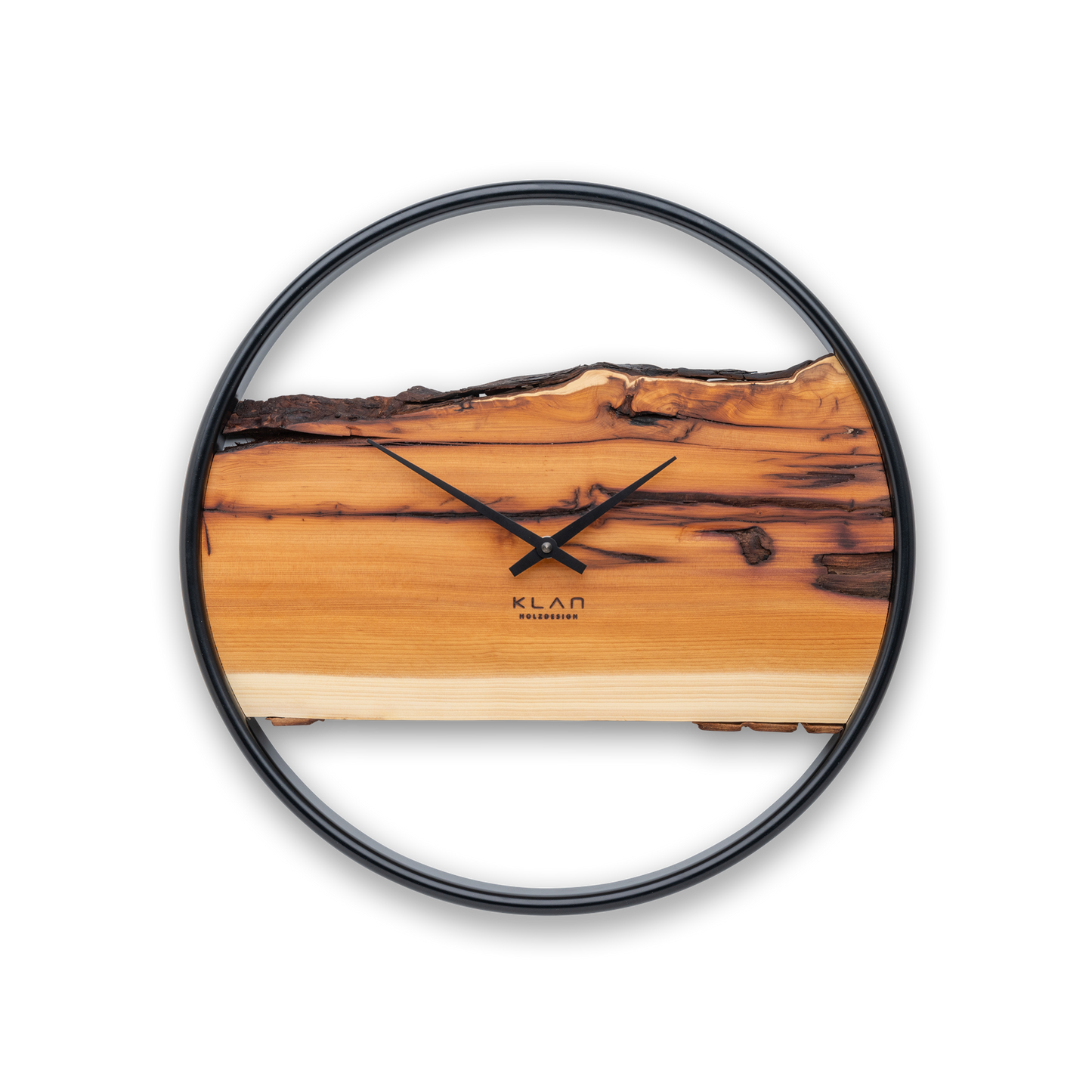 Wall clock made of elm wood No 399 40cm 