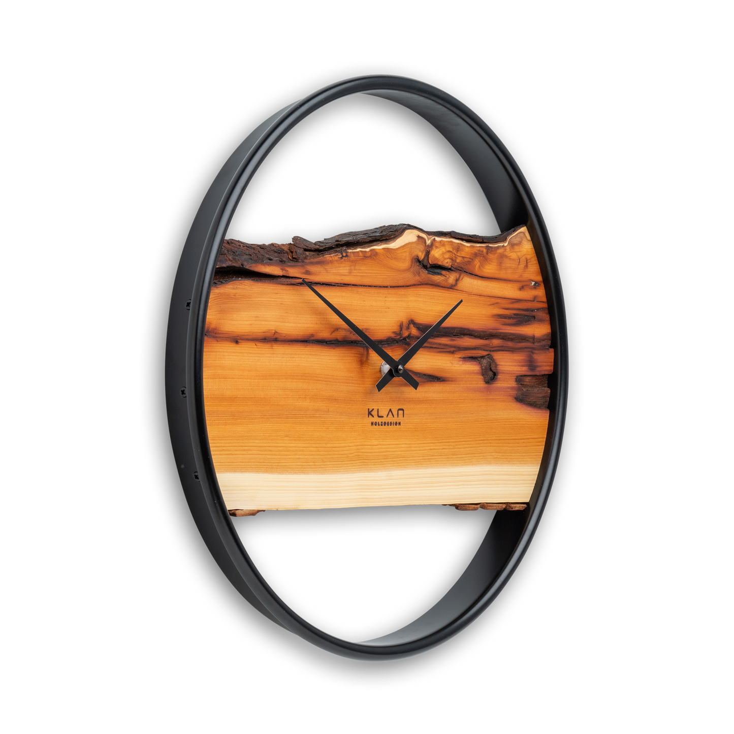 Wall clock made of elm wood No 399 40cm 