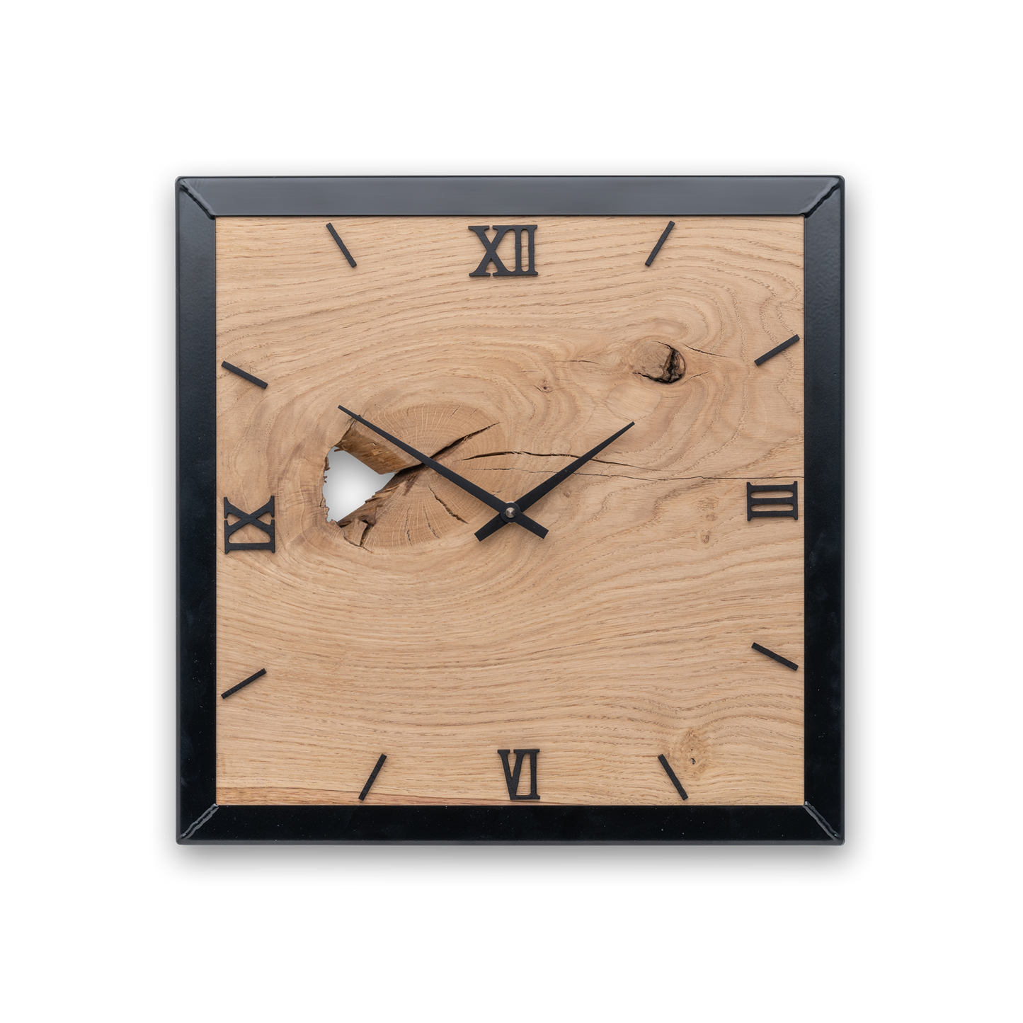 Wooden wall clock square NO 408 40x40cm