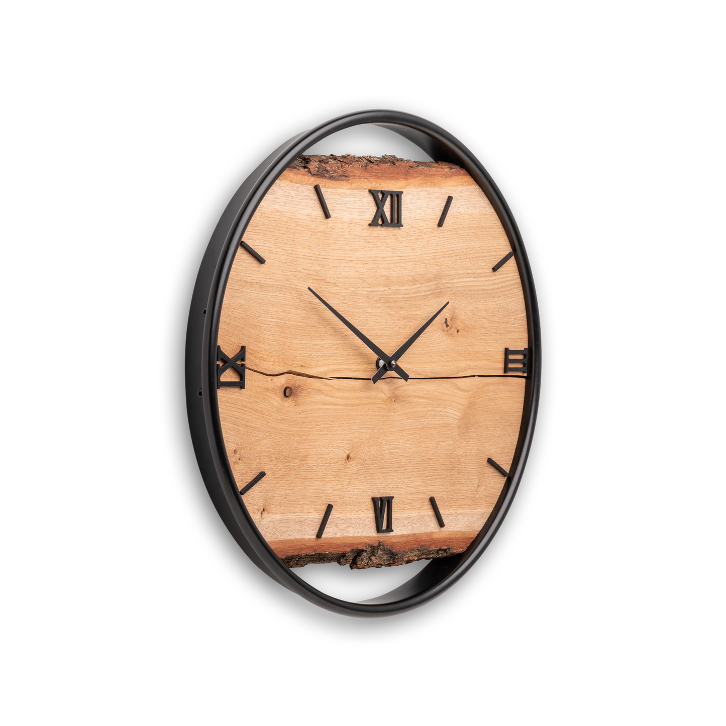 Wall clock made of wood/oak NO 423 40cm 