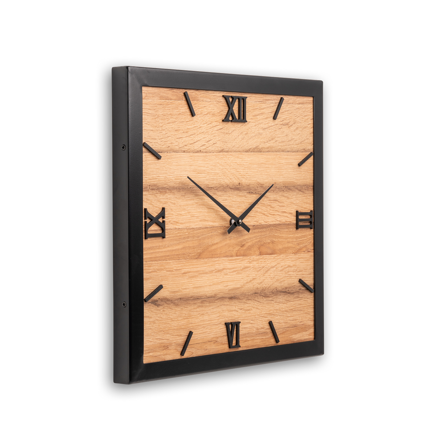 Wanduhr aus Holz Quadratisch NO 454    40x40cm